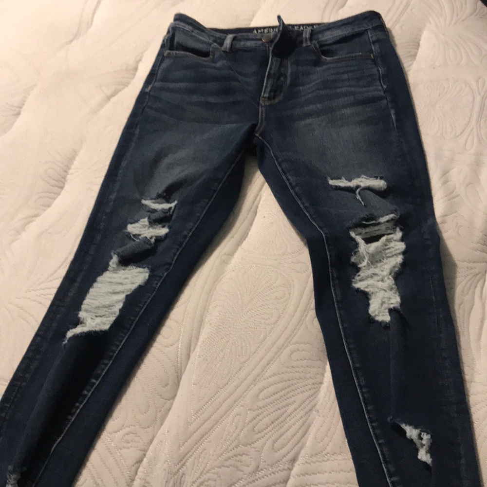 American Eagle High Waist Ankle Jeans